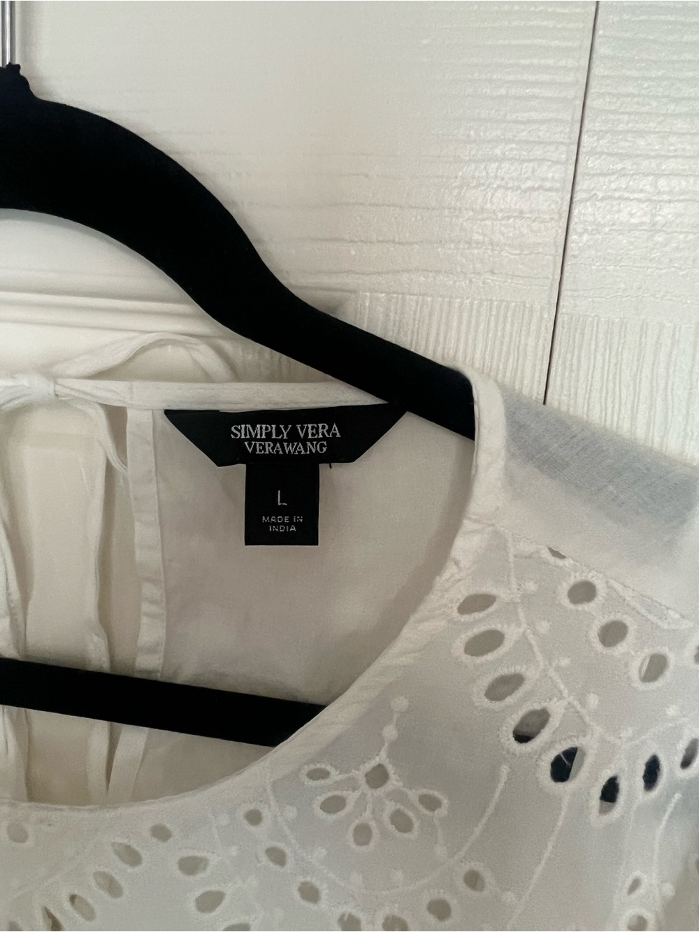 White Eyelet Women’s Top